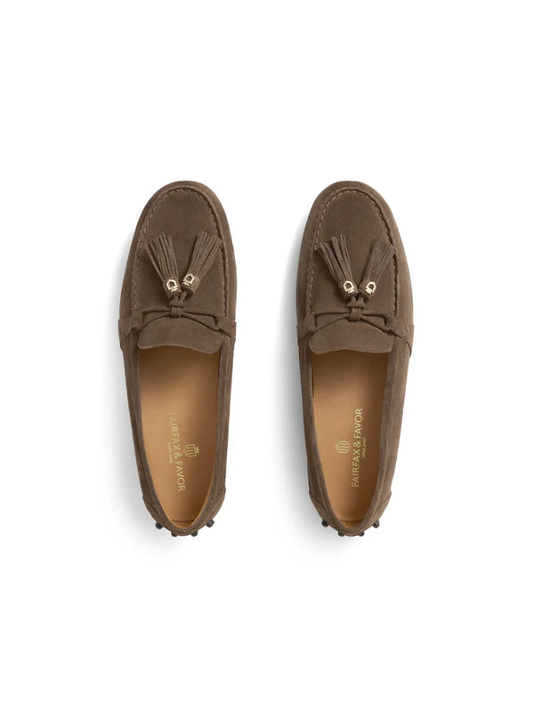 Fairfax & Favor Rutland Driver Shoe - Fog - Lucks of Louth