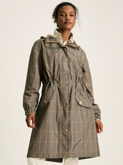 Joules tartan waterproof jacket best sale