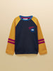 Boys' Bennett Navy Raglan Long Sleeve Top
