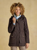 Joules Portwell Waterproof Raincoat with Hood - Chocolate Brown - Lucks of Louth
