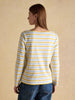 Joules Harbour Boat Neck Breton Top - Blue/Yellow - Lucks of Louth