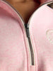 Joules Racquet Quarter Zip Sweatshirt - Pink - Lucks of Louth
