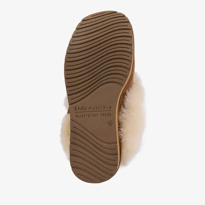 Emu Platinum Balzary Sheepskin Slipper - Chestnut - Lucks of Louth
