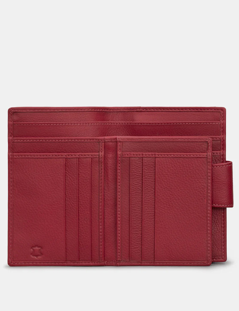 Yoshi Anson Zip Around Purse - Cherry Red - Lucks of Louth