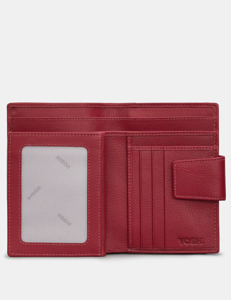 Yoshi Anson Zip Around Purse - Cherry Red - Lucks of Louth