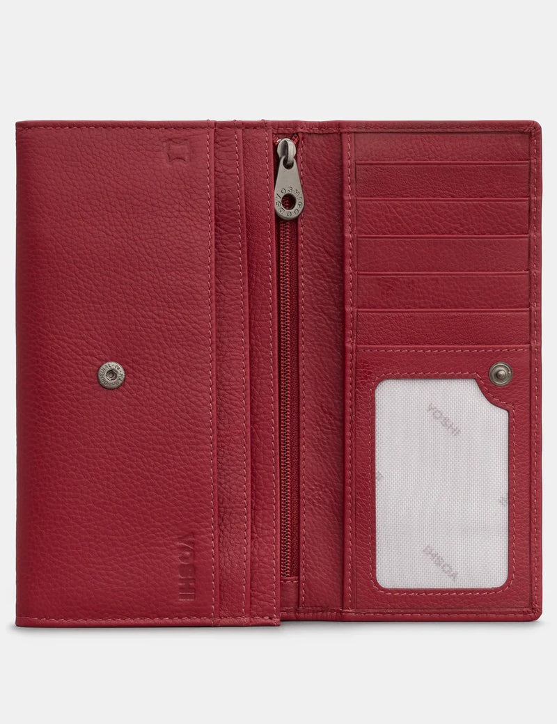 Yoshi Hudson Flap-Over Purse - Cherry Red - Lucks of Louth