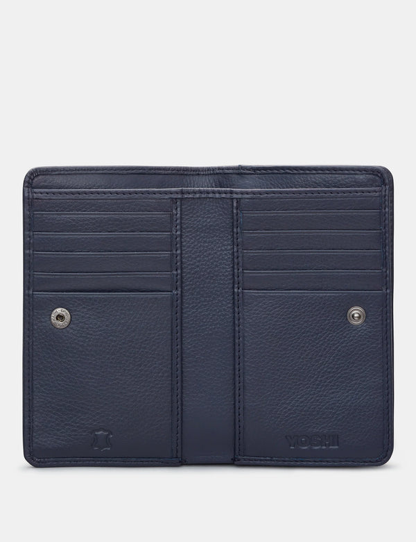 Yoshi Magic Of Winter Small Zip Around Purse - Navy - Lucks of Louth