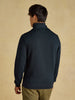 Joules Heritage Herringbone Quarter Zip Sweatshirt - Navy - Lucks of Louth