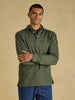 Joules Mens Loopback Rugby Shirt- Khaki Green - Lucks of Louth