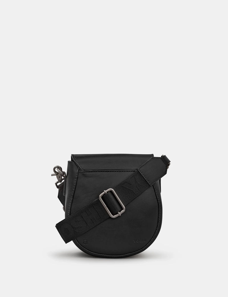 Yoshi Chawton Cross Body Satchel Bag - Black - Lucks of Louth