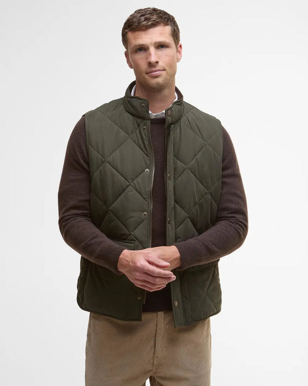 Barbour Winter Lowerdale Quilted Gilet - Dark Olive - Lucks of Louth
