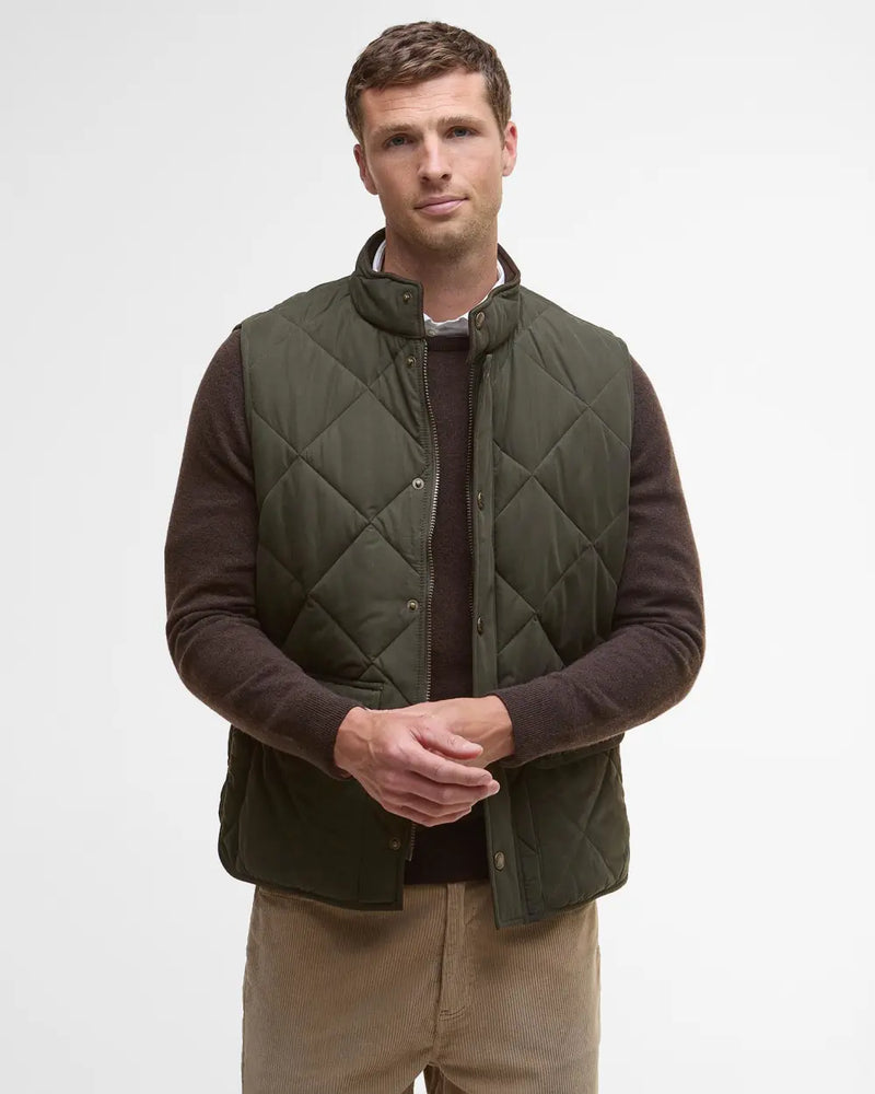Barbour Winter Lowerdale Quilted Gilet - Dark Olive - Lucks of Louth