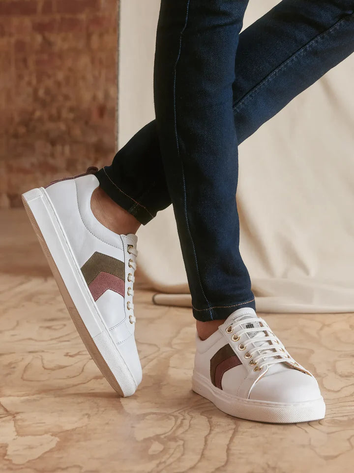 Fairfax & Favor Womens Suede Alexandra Trainer - Heather/Fog - Lucks of Louth
