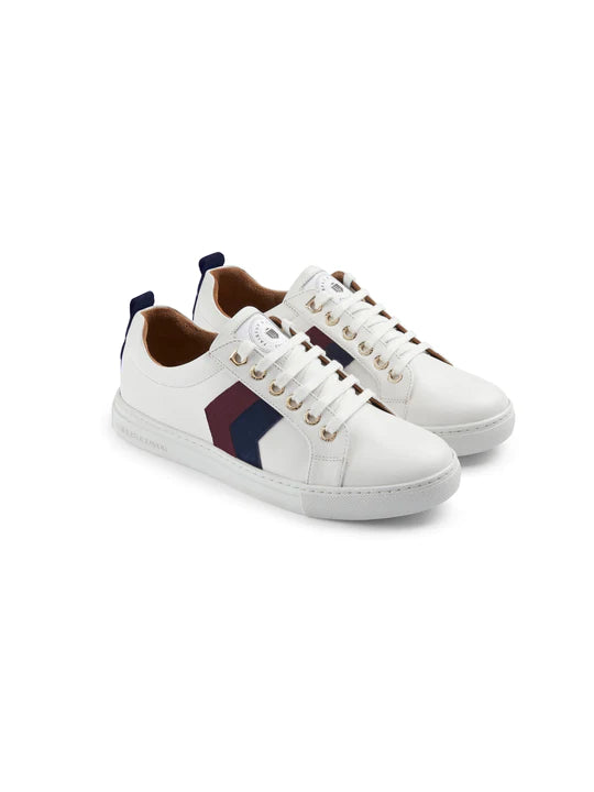 Fairfax & Favor Womens Suede Alexandra Trainer - Plum/Ink STOCKIST EXCLUSIVE - Lucks of Louth