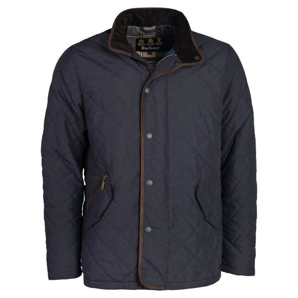 Barbour Mens Waterproof Shoveler Quilt - Navy - Lucks of Louth