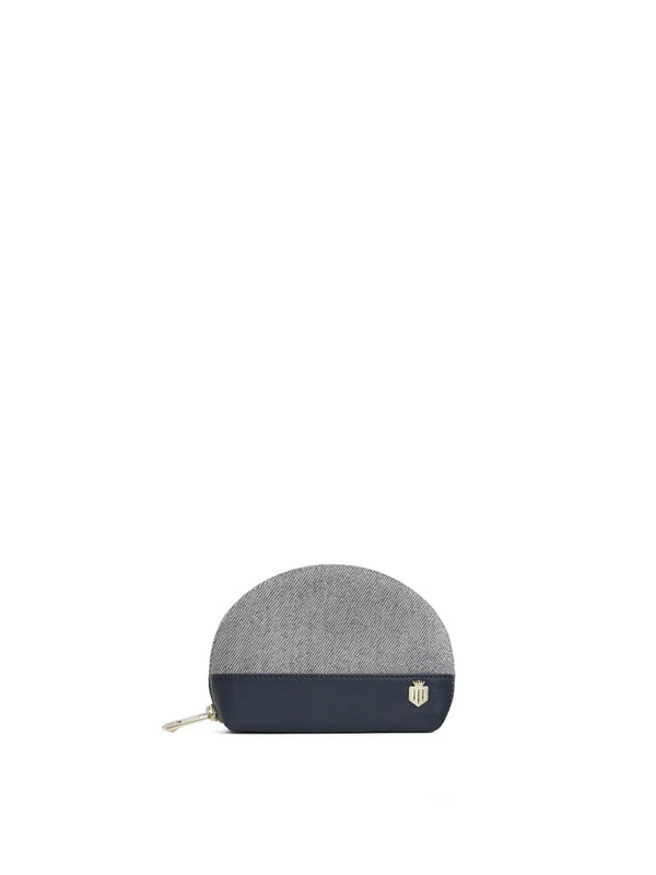 Fairfax & Favor Chiltern Coin Purse - Denim Suede - Lucks of Louth