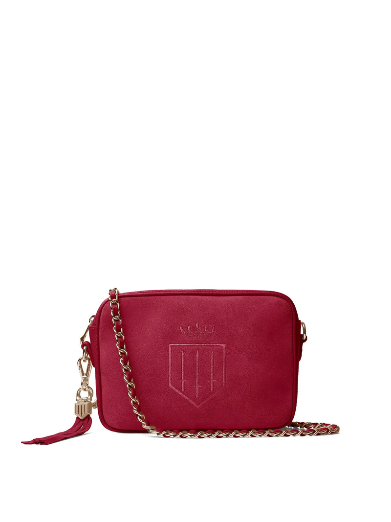 Fairfax & Favor Finsbury Cross Body Bag - Cherry - Lucks of Louth