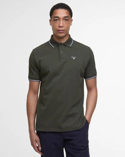 Barbour Fielding Polo Shirt - Olive - Lucks of Louth