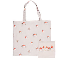Wrendale Jolly Robin Foldable Shopping Bag - Lucks of Louth