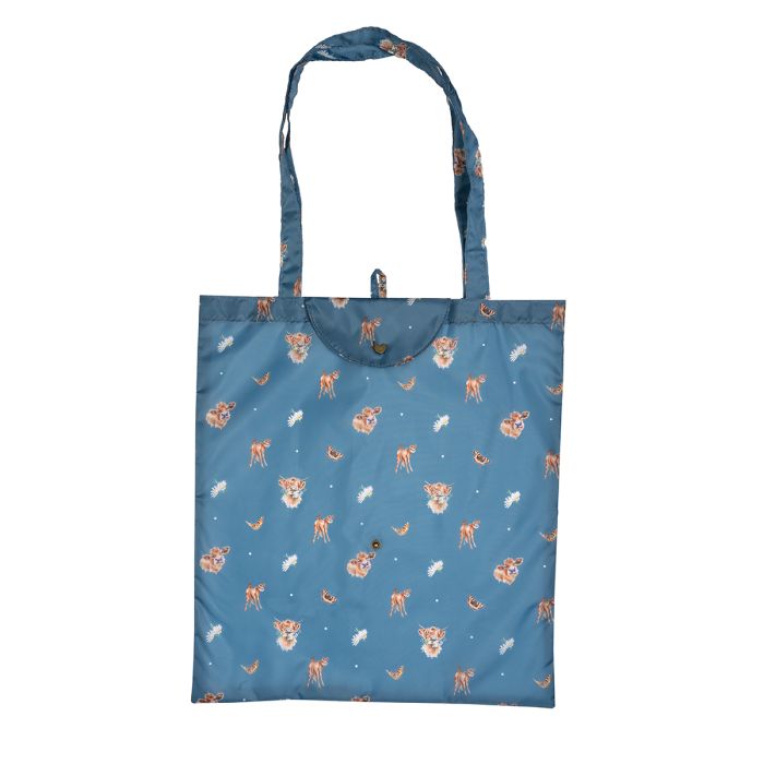 Wrendale Garden Foldable Shopping Bag - Farmyard Friends - Lucks of Louth