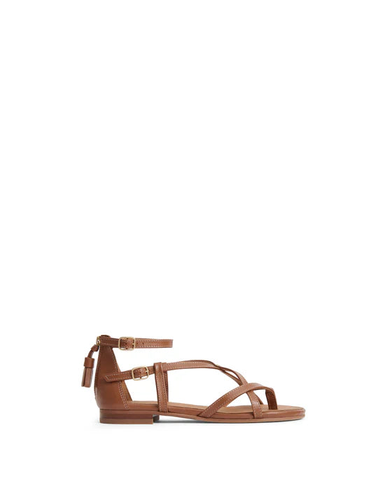 Fairfax & Favor The Brancaster Sandals - Tan Leather - Lucks of Louth