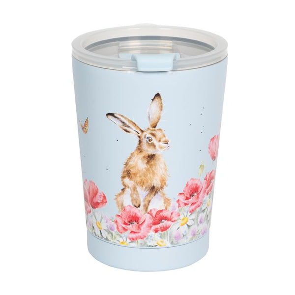 Wrendale Field of Flowers Hare Thermal Travel Cup - Lucks of Louth