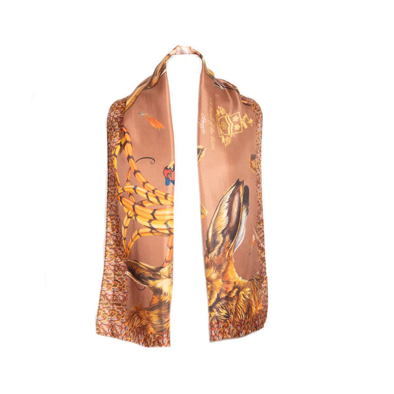 Clare Haggas Ahead of the Game Classic Scarf - Mocha Brown - Lucks of Louth