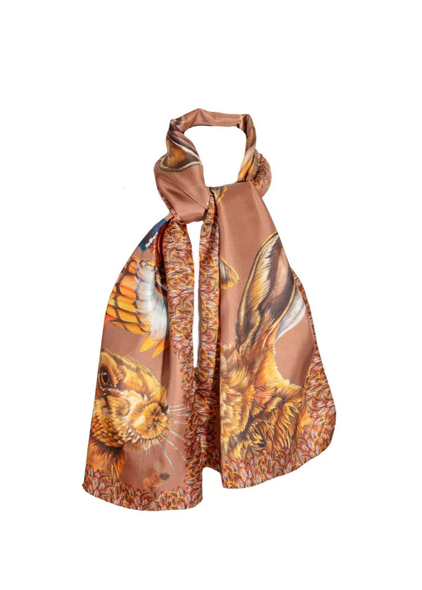Clare Haggas Ahead of the Game Classic Scarf - Mocha Brown - Lucks of Louth