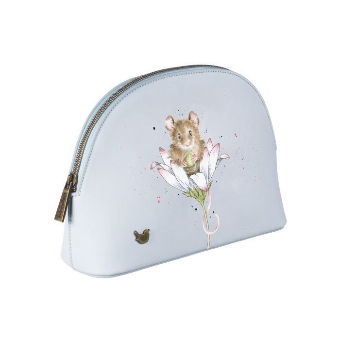 Wrendale Medium Cosmetic Bag - Oops a Daisy Mouse - Lucks of Louth