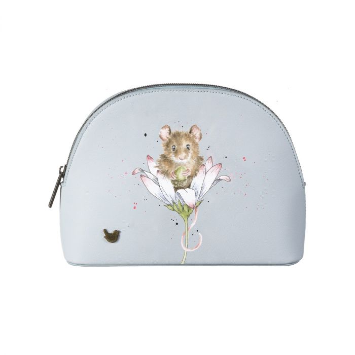 Wrendale Medium Cosmetic Bag - Oops a Daisy Mouse - Lucks of Louth