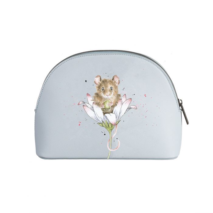 Wrendale Medium Cosmetic Bag - Oops a Daisy Mouse - Lucks of Louth