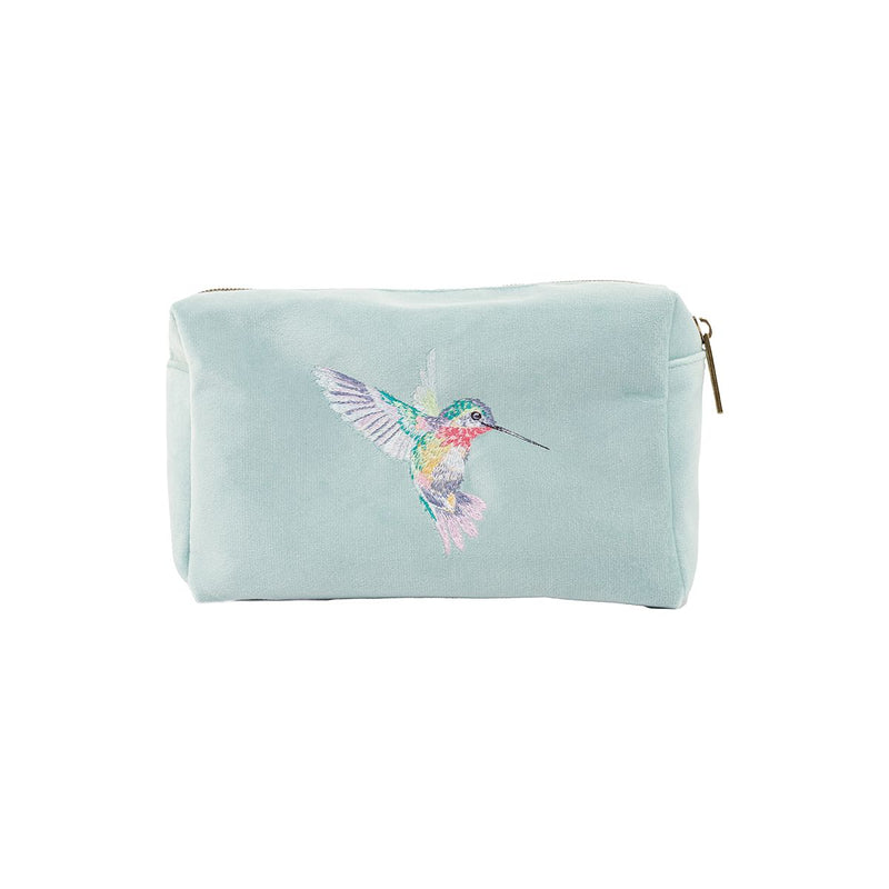 Wrendale Hummingbird Makeup Bag - Wisteria Wishes - Lucks of Louth