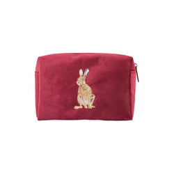 Wrendale Hare Embroidered Make-up Bag - Lucks of Louth