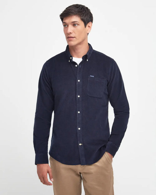 Barbour Ramsey Tailored Shirt - Navy - Lucks of Louth