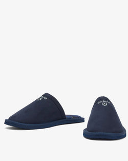 Barbour Everitt Mule Slipper - Navy - Lucks of Louth
