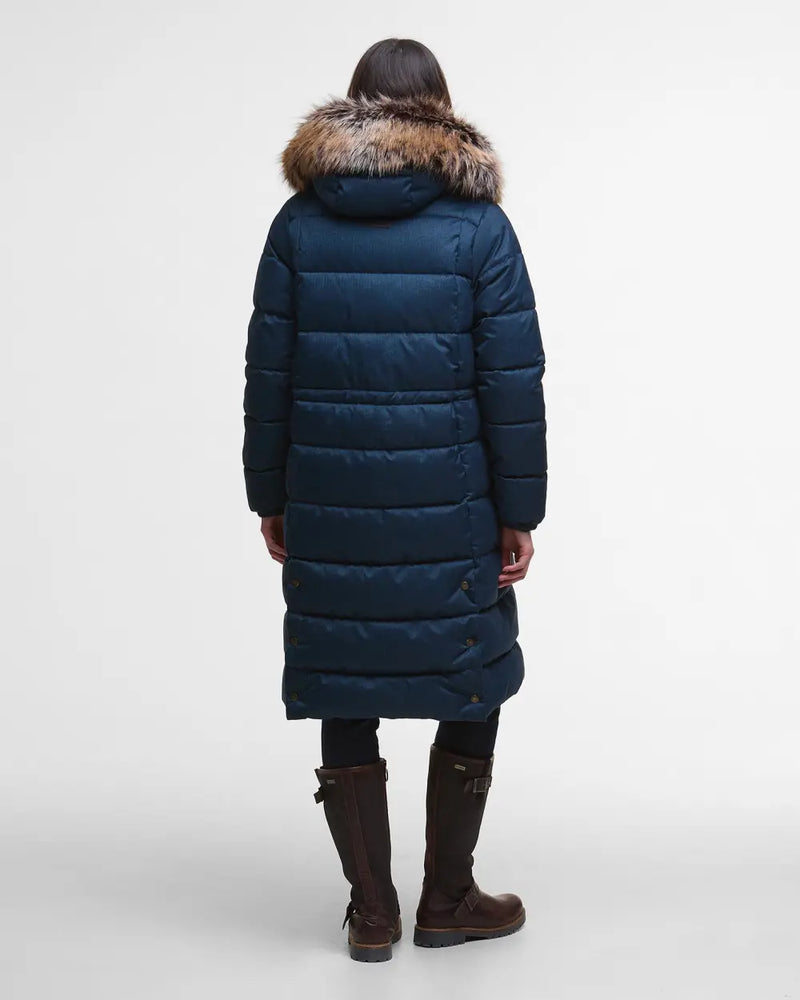 Barbour Marjoram Puffer Jacket - Dark Navy - Lucks of Louth