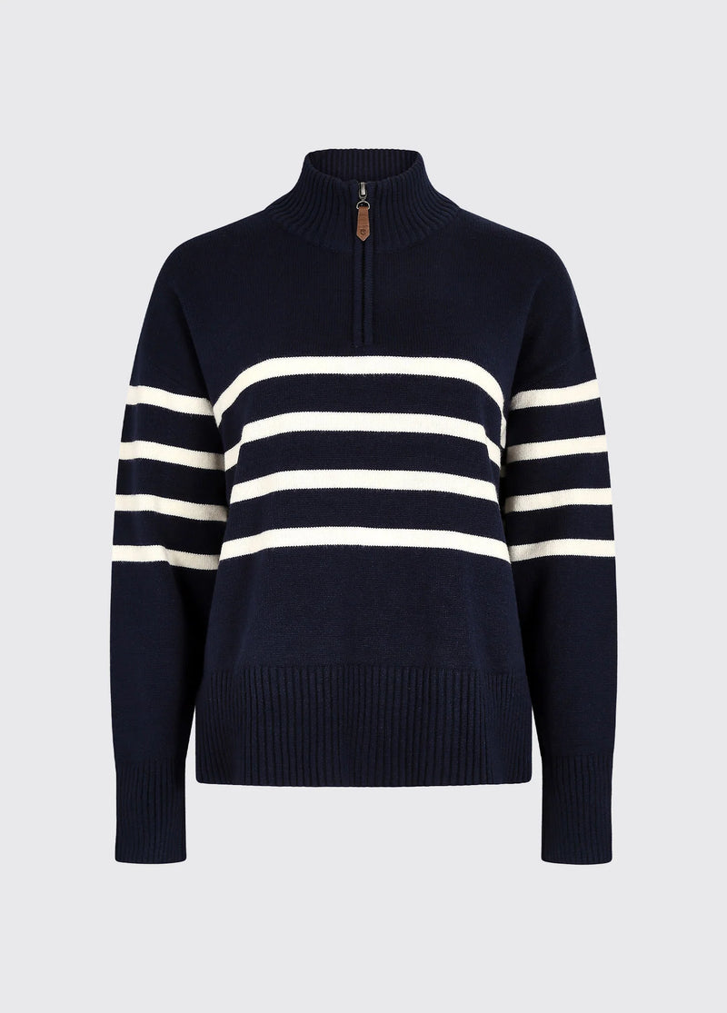 Dubarry Fontill 1/4 Zip Jumper, Navy - Lucks of Louth