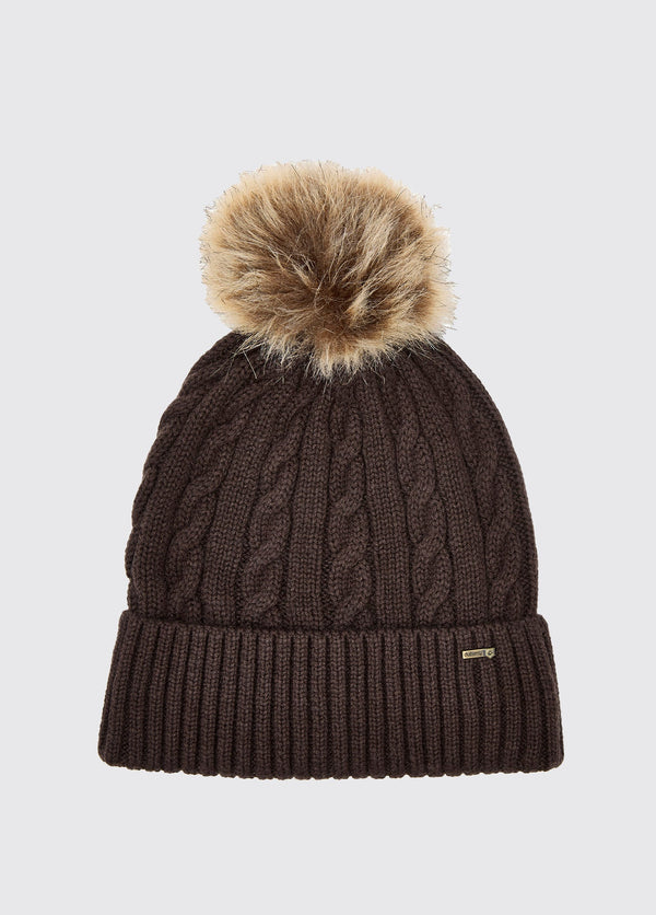 Dubarry Forester Knitted Bobble Hat - Elk - Lucks of Louth