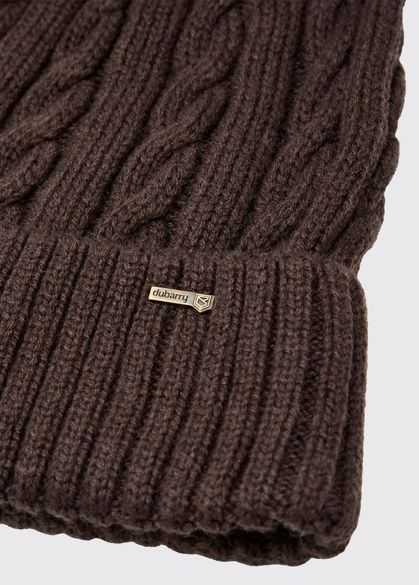Dubarry Forester Knitted Bobble Hat - Elk - Lucks of Louth