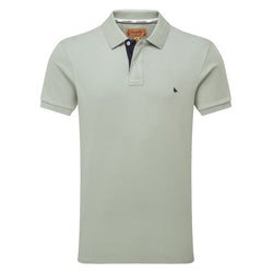 Schoffel St Ives Jersey Polo Shirt - Aqua Grey - Lucks of Louth
