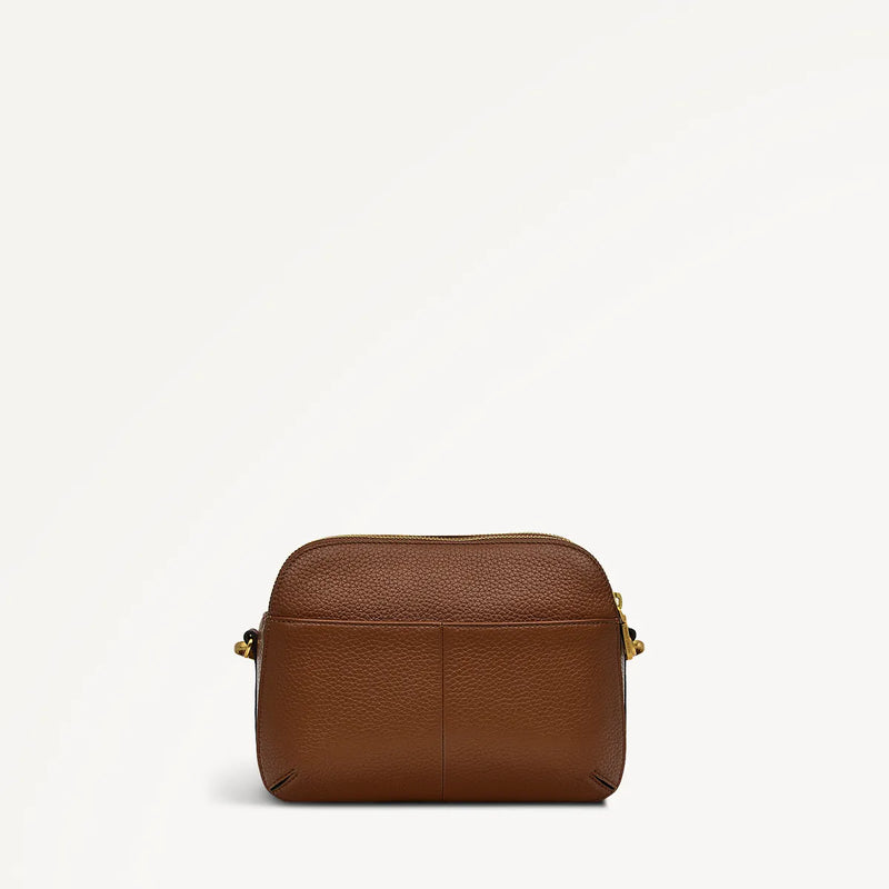 Radley Dukes Place Medium Zip Top Cross Body Bag - Saddle Brown - Lucks of Louth