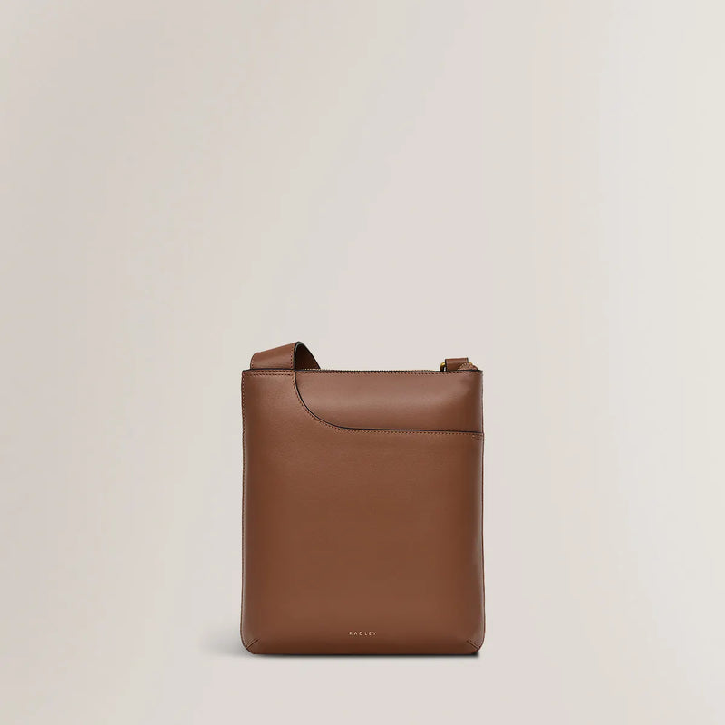 Radley London Pockets icon Cross body Bag - Saddle Brown - Lucks of Louth