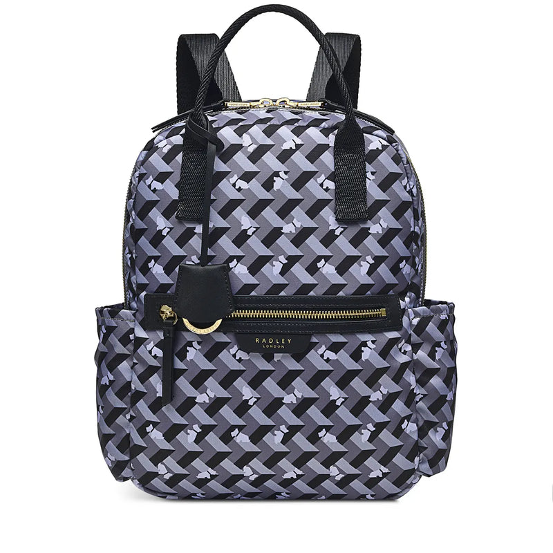 Buy Radley Grey London Witham Road Medium Ziptop Backpack from Next USA