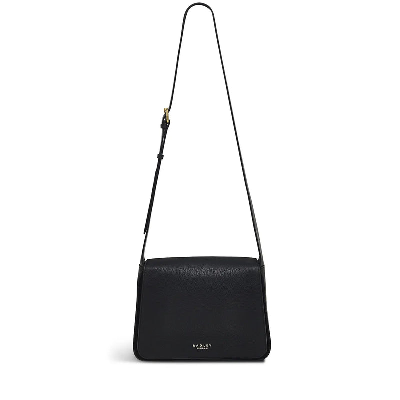 Radley Westwell Lane Flapover Handbag,Black - Lucks of Louth