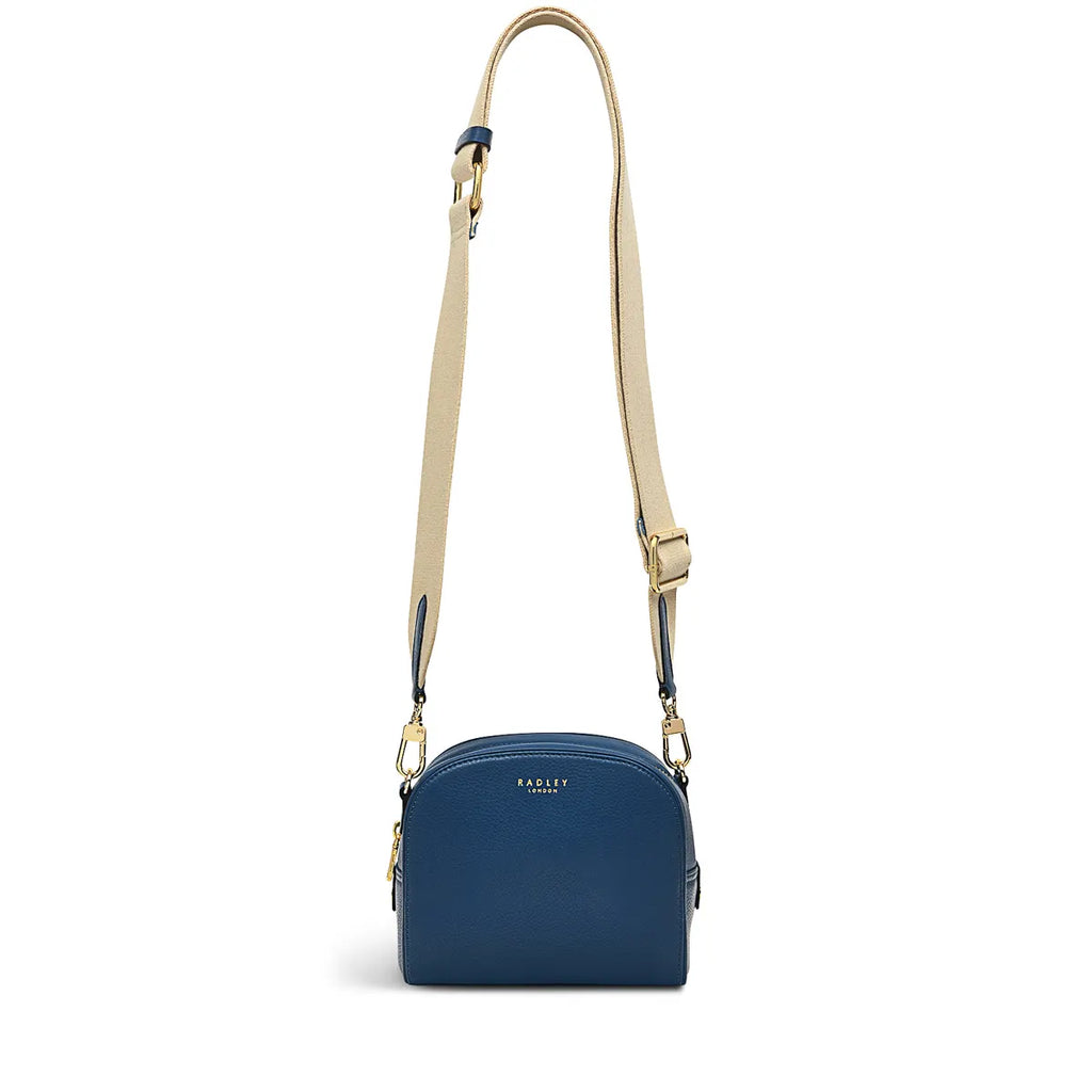 Radley Arden Crescent Small Zip Around Cross Body Bag Deep Sea