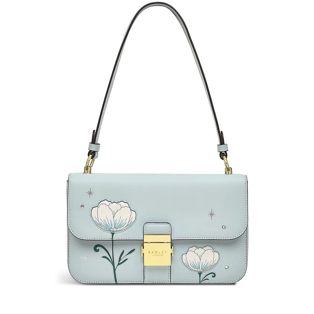 Radley London Hanley Close Spring Rose Medium Flapover Shoulder Bag Lucks of Louth