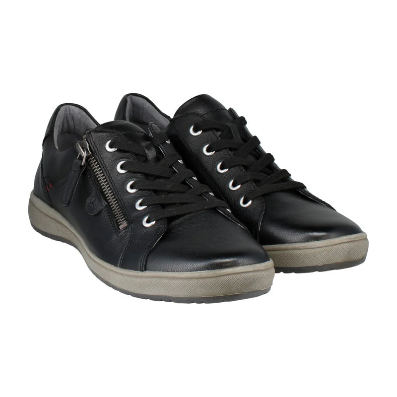 Josef Seibel Caren 12 Leather Shoe - Schwarz (Black) - Lucks of Louth