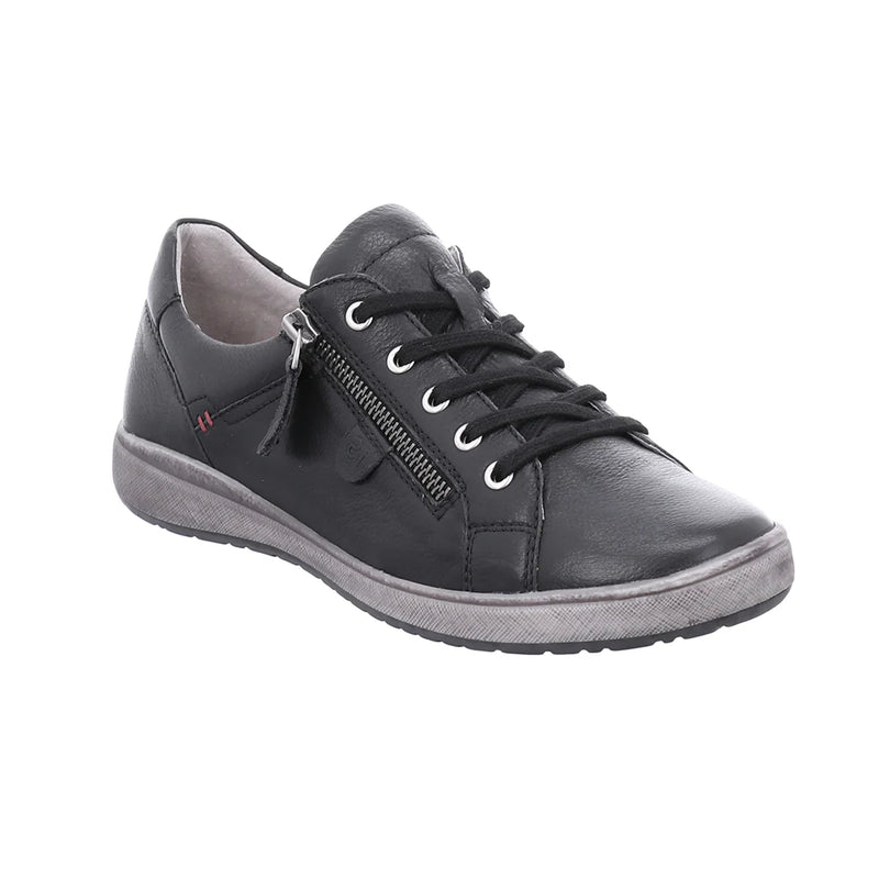Josef Seibel Caren 12 Leather Shoe - Schwarz (Black) - Lucks of Louth