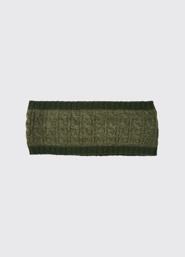 Dubarry Walton Knitted Headband - Olive - Lucks of Louth