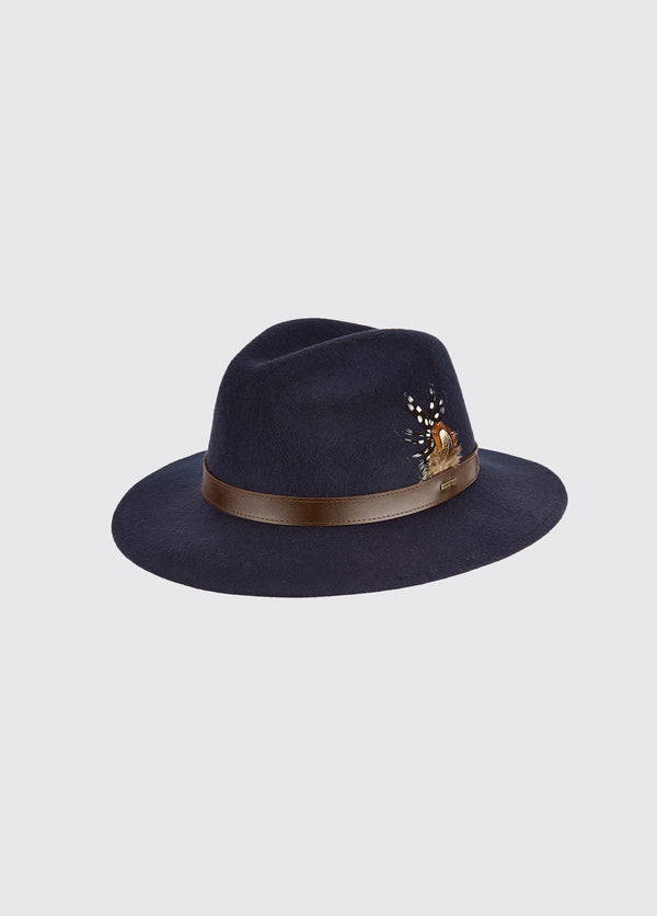 Dubarry Gallagher Fedora Hat - Navy - Lucks of Louth